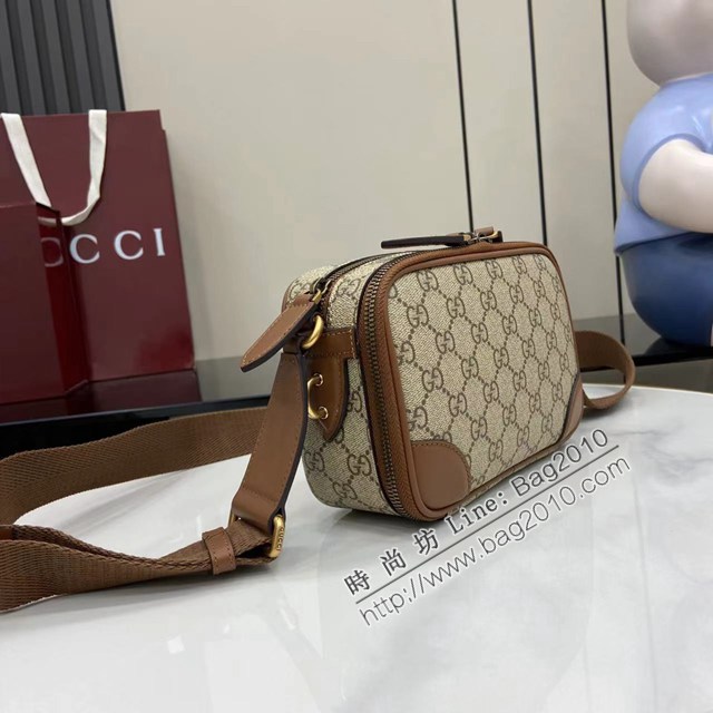 Gucci專櫃古馳最新款2025早春男士包袋系列單肩斜挎包 jh2799型號：821217